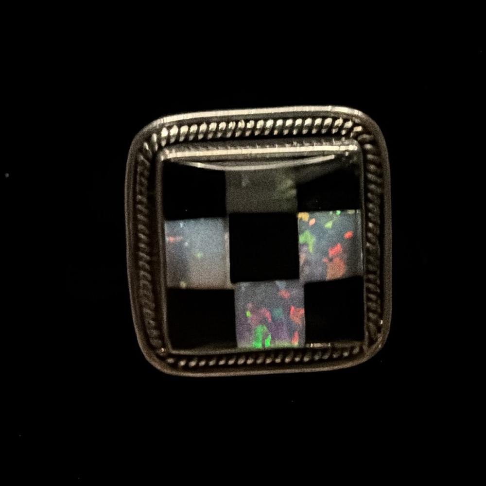 Aurora Opal 925 Ring - image 1